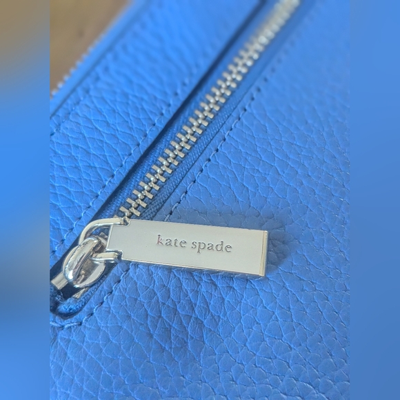 Kate Spade Leila Convertible Wristlet- Periwinkle Blue - Picture 3 of 7